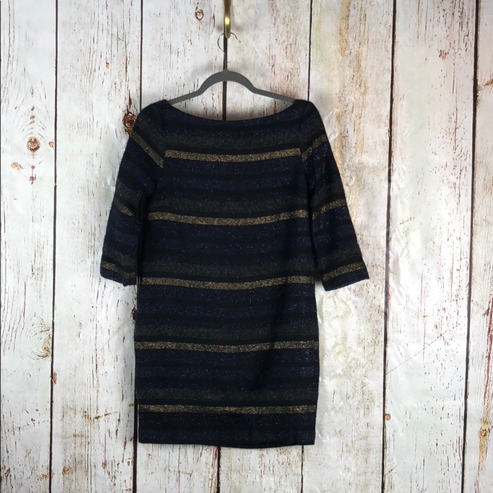 Zara tweed striped dress